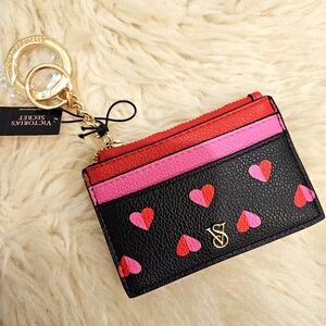 Victoria's Secret card case wallet in Hearts